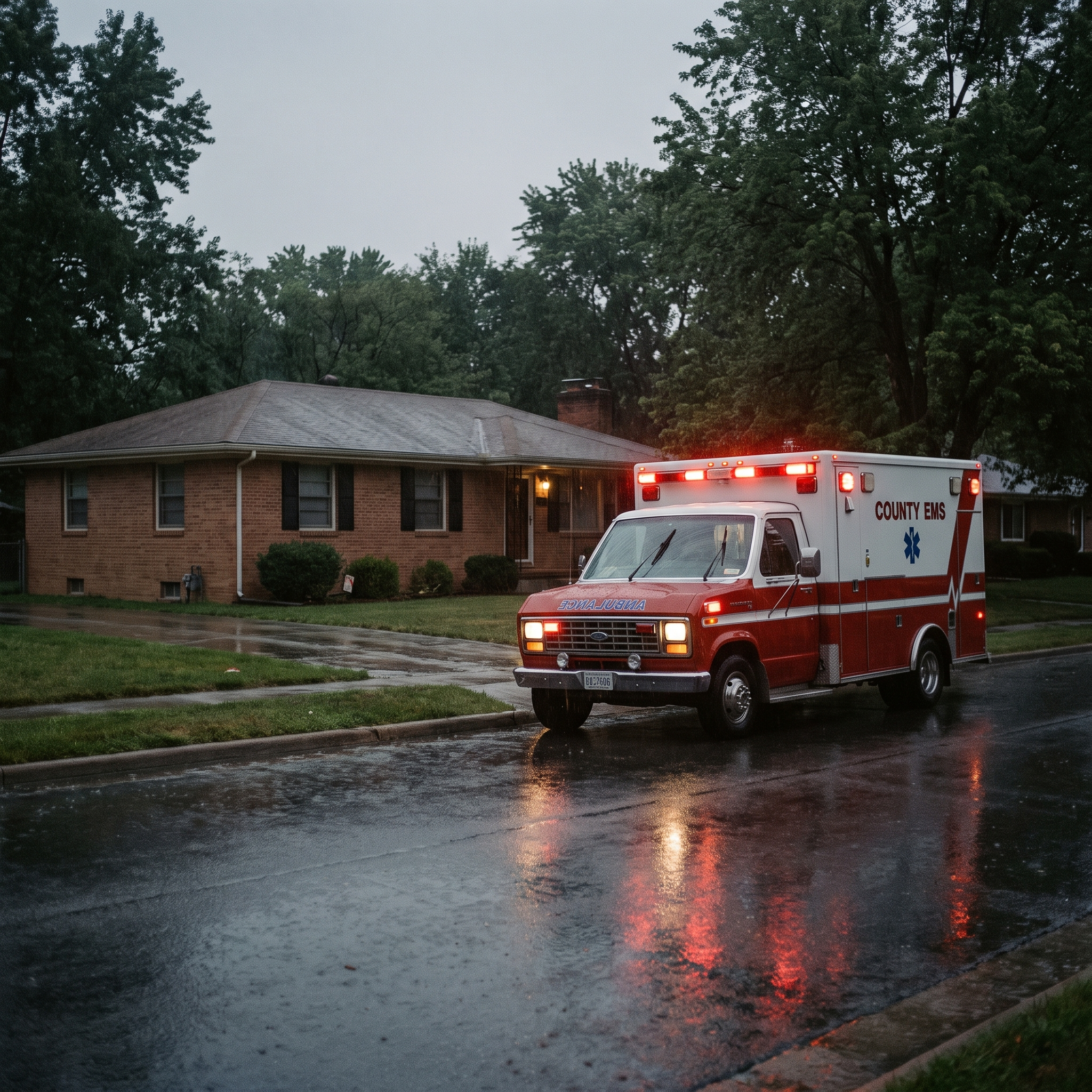 Ambulance outside a home - the fall you can prevent